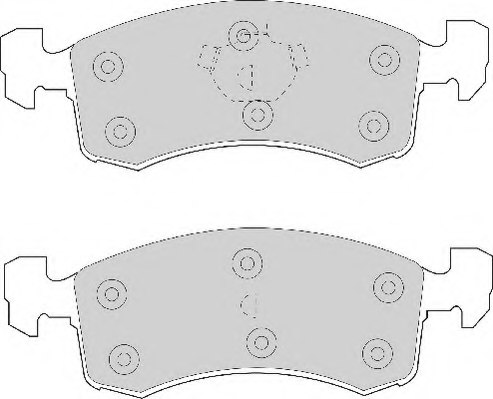 NECTO FD6512A Brake Pad Set, disc brake